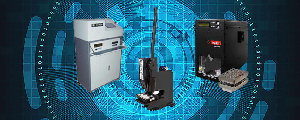 Destruction de disques durs